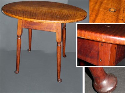 Lot 86A - Queen Anne Maple Tea Table 18th Century The...