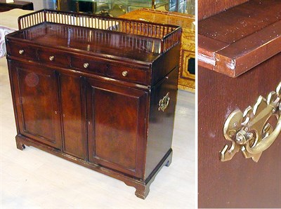 Lot 182 - Regency Style Mahogany Credenza
