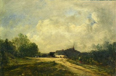 Lot 79 - Victor Dupre French, 1816-1879 LANDSCAPE WITH...
