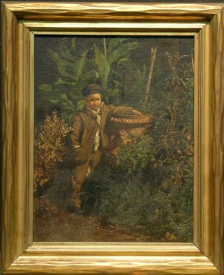 Lot 2018 - Continental School 19th Century BOY STANDING...