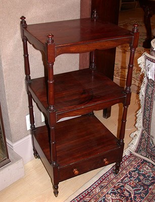 Lot 427 - Regency Style Mahogany Three-Tier Etagere
