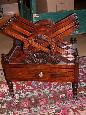 Lot 539 - Regency Mahogany Canterbury