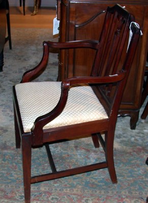 Lot 340 - Set of Eight Georgian Style Dining Chairs...