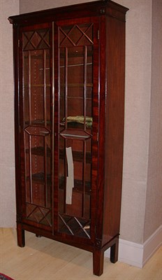 Lot 432 - Regency Style Mahogany Bookcase Height 6 feet...