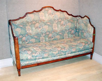 Lot 222 - Louis XV Style Upholstered Fruitwood Daybed