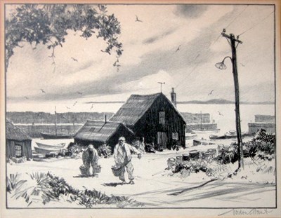 Lot 1210 - Gordan Grant [FISHING OFF THE SHORE]; [THE...