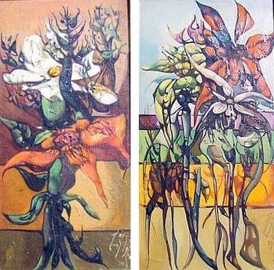 Lot 61A - Leon Kelly American, 1901-1982 FLOWERS OF...