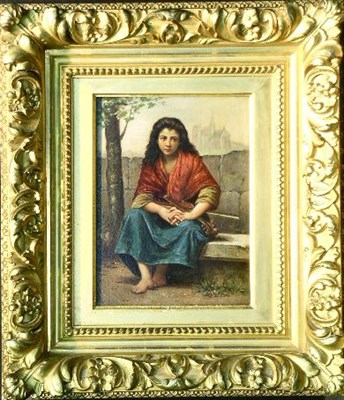 Lot 42 - P. Massani, after Bouguereau Italian,...