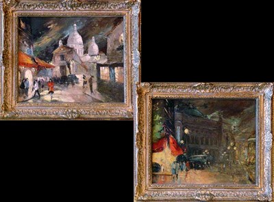Lot 2109 - F. Claus French, 20th Century PARISIAN VIEWS:...