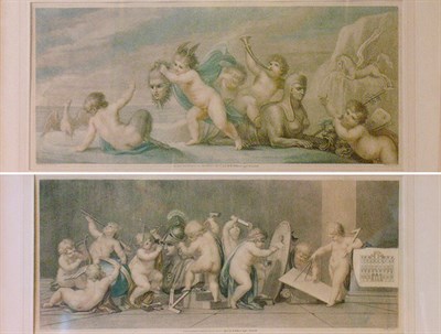 Lot 2117 - After G. B. Cipriani [PLAYFUL CHERUBS] Two...