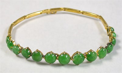 Lot 483 - Jade Bracelet