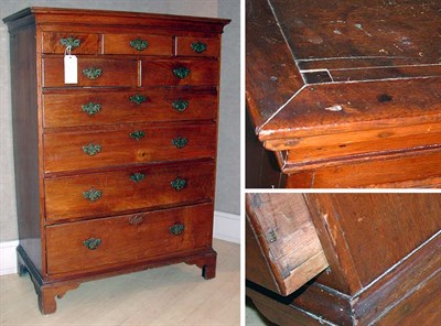 Lot 2303 - Chippendale Walnut Tall Chest Pennsylvania,...