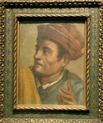 Lot 68 - Manner of Tintoretto FIGURE OF A MAN Oil on...