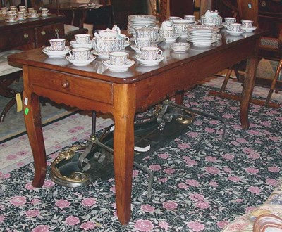 Lot 160 - Provincial Louis XV Style Fruitwood Refectory...