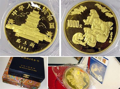 Lot 83 - China: 1992 12 Ounce Gold Coin, Year of the Monkey