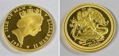 Lot 167 - Isle of Man: 1985 5 Ounce Gold Coin