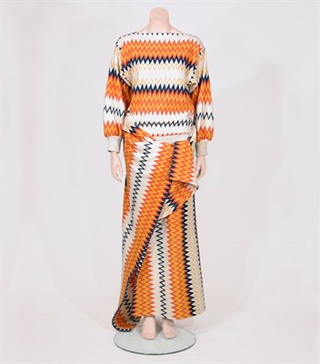 Lot 3594 - Dior Ethnic Blouson and Wrap French, 1980s...