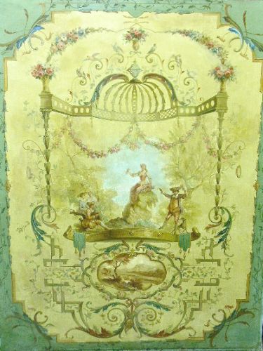 Lot 34 - Follower of Claude Audran DECORATIVE PANELS:...