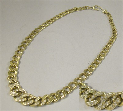 Lot 517 - Gold and Diamond Necklace