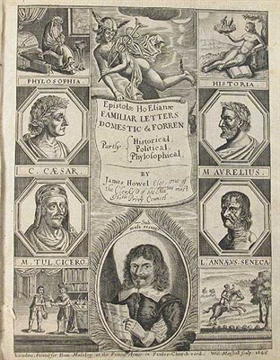 Lot 1113 - HOWELL, JAMES Epistolae. Familiar Letters...