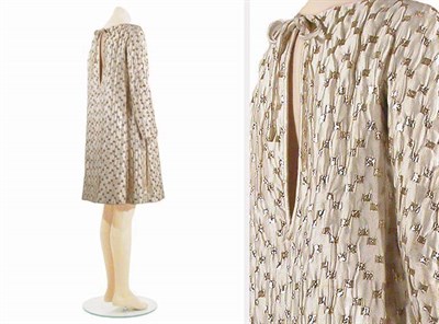Lot 3513 - Galanos Silk Brocade Tent Dress American, 1966...