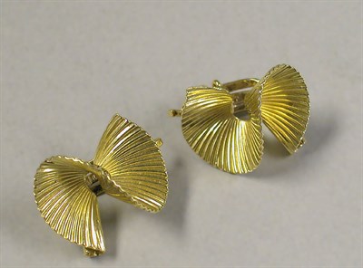 Lot 235 - Pair of Gold Earclips