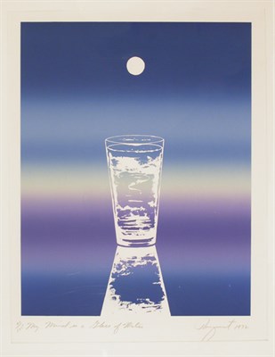Lot 1307 - James Rosenquist MY MIND IS A GLASS OF WATER...