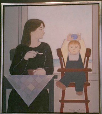 Lot 10 - Will Barnet American, b.1911 LUNCHTIME Signed...