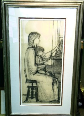 Lot 11 - Will Barnet American, b.1911 MOTHER AND CHILD...