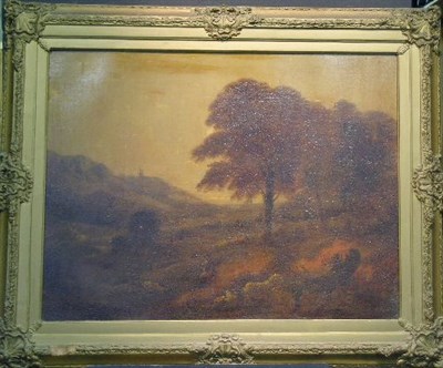 Lot 16 - British School 19th Century SHEPHERD IN A...