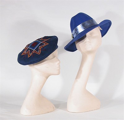 Lot 3670 - Yves Saint Laurent Embroidered Beret French,...