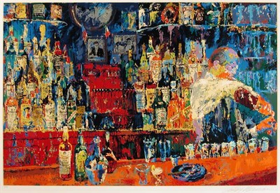 Lot 1281 - Leroy Neiman IRISH AMERICAN BAR Color...