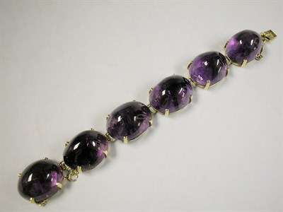 Lot 509 - Large Amethyst Bracelet