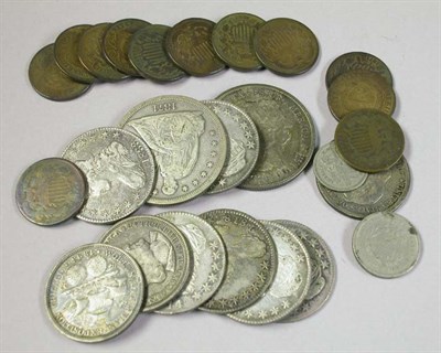Lot 196 - Group of Assorted US Coins Comprising twelve...