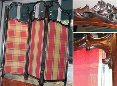 Lot 512 - Continental Rococo Style Mahogany Fabric and...