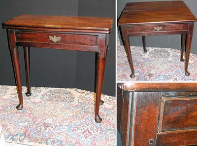 Lot 468 - George II Mahogany Fold-Over Games Table
