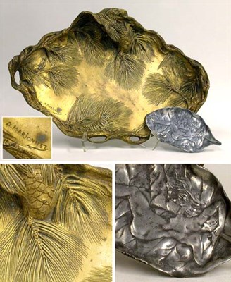 Lot 263 - Gilt-Bronze Platter After a model by A....