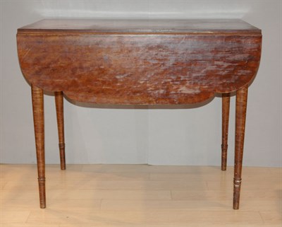 Lot 2310 - Federal Cherry Drop-Leaf Table With double...
