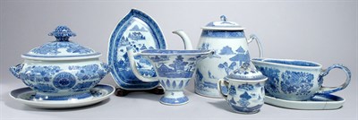 Lot 2267 - Group of Chinese Export Blue and White...
