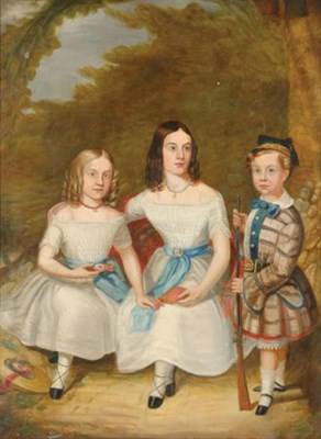Lot 2055 - Anglo-American School 19th Century FAMILY...