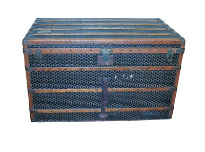 Lot 3862 - Goyard Trunk French, early 19th century With E....
