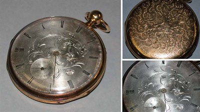 Lot 14 - Large Gold Stem Activated Quarter Repeater Watch