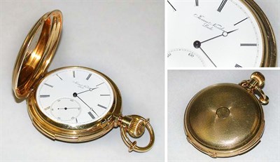 Lot 41 - Gold Hunting Case Five Minute Repeater