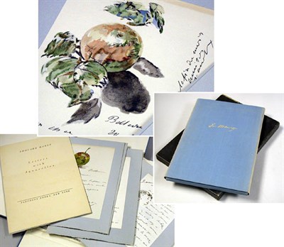 Lot 1132 - MANET, EDOUARD Letters with Aquarelles 21...