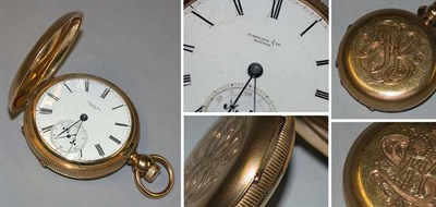 Lot 17 - Early Gold-Filled Hunting Case Watch