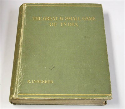 Lot 1131 - LYDEKKER, RICHARD The Great and Small Game of...