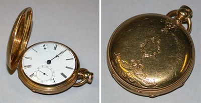 Lot 21 - Rare Gold Hunting Case Watch