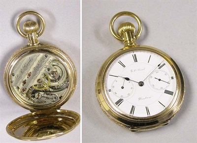 Lot 36 - Very Rare Gold Open Face Watch