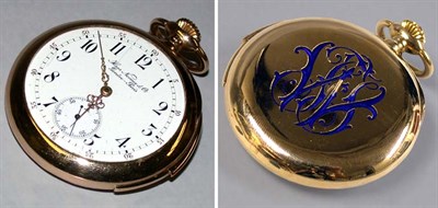 Lot 26 - Gold Open Face Slide Activated Minute Repeater