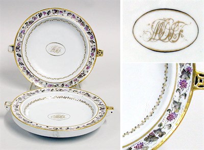 Lot 2285 - Pair of Chinese Export Porcelain Warming...